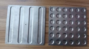 스테인레스 스틸 촉각 포장 타일 바닥 촉각 표시기 스터드 버튼 촉각 타일 안전 경고 도로 스터드 - Product Image 6