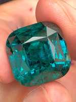 Turmalina Paraíba Natural, Corte Cojín, Piedra Suelta, Azul Neón Luminoso, Certificado GIA, Grado Excelente Exclusivo, Anillos con Juego de Color