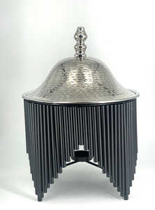 Nouvelle cocotte plaquée or en forme ronde de la meilleure cocotte de luxe faite à la main de qualité supérieure élégante pour servir les aliments - Product Image 6