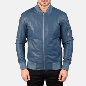 Veste pour homme en cuir OEM nouveau design avec col montant confortable veste d'hiver à séchage rapide couleurs personnalisées et logo sur la veste pour hommes - Product Image 1