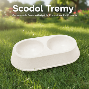 Scodella Tremony Personalizzabile in Bambù per Prodotti Promozionali per Animali Domestici - Product Image 3