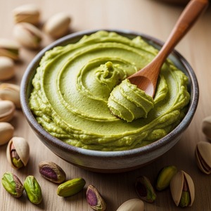 Beurre de pistache frais, onctueux et crémeux, fabriqué à partir de 100% pistaches grillées sans sucre ajouté, sel ou agent de conservation de qualité alimentaire - Product Image 4