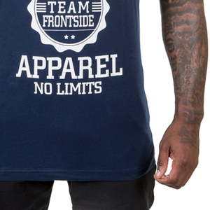 Débardeur de musculation bleu marine pour homme, coupe ajustée, sans manches, veste de sport, vêtements d'entraînement de fitness - Product Image 6