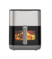 Friteuse à Air Factory Home Commercial Multifonctionnel 2025 nouveau modèle Marmite Grande Capacité Visible Double Friteuse à Air