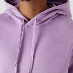Pull à capuche OEM pour homme 100 % coton personnalisé à manches longues avec broderie 3D, impression par transfert thermique, poche, polaire lavée pour l'hiver - Product Image 5