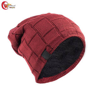 Vente directe d'usine bas quantité minimale de commande Jacquard Beanie Chapeaux pas cher Prix Private Label Beanie Chapeaux pour la vente en ligne - Product Image 1