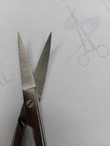 Tijera de IRIS de acero inoxidable, punta fina afilada, instrumentos quirúrgicos, microdisección oftálmica, proveedor de herramientas médicas - Product Image 4