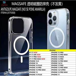 Coque transparente pour iPhone avec support magnétique, spécialement conçue pour iPhone, ne jaunit pas - Product Image 3