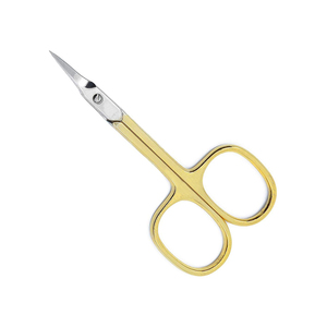 Outil professionnel de soin des ongles de ciseaux de cuticule incurvés d'acier inoxydable pour l'enlèvement et la manucure de peau morte - Product Image 1