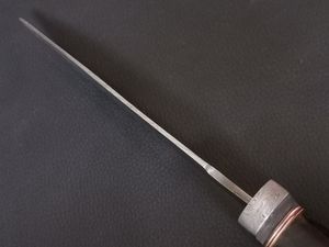 Couteau de chasse Bowie artisanal de qualité supérieure, taille personnalisée ZACSM, lame en damas, manche en bois, couteau OEM - Product Image 5