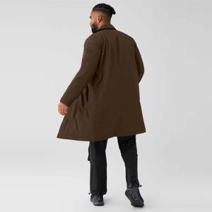 Gabardina ligera elegante para hombre, abrigo elegante y transpirable para ocasiones casuales o formales, diseño ajustado - Product Image 3