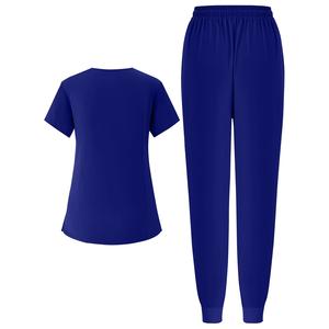 Conjuntos de enfermería personalizados para mujer, nuevo estilo, poliéster, clínica dental, uniformes para correr, ropa de Hospital - Product Image 6