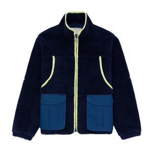 <b>Men's</b> <b>Sherpa</b> <b>Jackets</b> Quick Dry Solid Color Stand Collar Zipper Top Waterproof Windproof New Trending Wholesale High Quality - Product Image 4