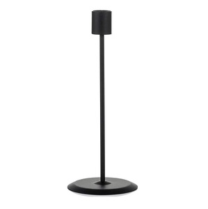 Soporte de cantidad a granel logotipo tamaño de impresión color negro hecho a mano candelabro de hierro forjado Iglesia Stick Taper candelabro Decoración - Product Image 1