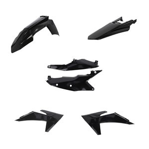 Acerbis for Black Plastic <b>Kit</b> Compatible ABS Motorcycle Fairing High Quality Material Off-road Motorcycle Pre-Drilled - Product Image 1
