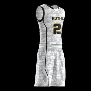 Uniformes de sublimation vierges personnalisables pour hommes, maillot de basket-ball 2025 réversible, shorts de basket-ball d'été, vente en gros - Product Image 5
