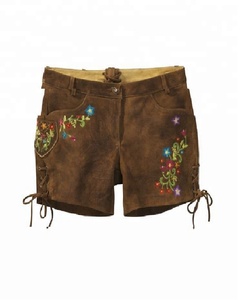 Trachten ledertuyau Kurz braun - Oktoberfest ledertuyau bavarois - Product Image 5