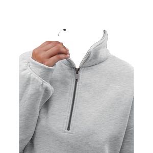 Surdimensionné reine femmes sweat à capuche zippé automne mode soie sweats avec trou col rond pull pour adolescentes Preppy tenues 2026 - Product Image 4