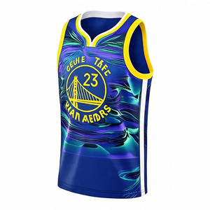 Personalized Customised <b>Cheap</b> 100% Polyester Reversible Basketball Jersey Breathable Training Basketball Uniform Set for Mens - Product Image 4