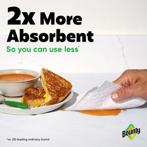 Bounty Select-A-Size 2 Ply Disposable Paper Towels White 2 Mega Rolls = 8 Regular Rolls - Product Image 4
