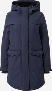 Vente en gros de parka Maastricht bleu nuit pour femmes veste d'hiver courte respirante à bulles matelassée en peluche tricotée - Product Image 5