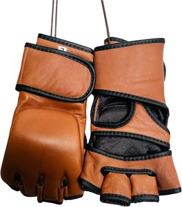 Gants de MMA demi-doigts de haute qualité, nouveau produit du fabricant pour les combats, l'entraînement de boxe, en cuir PU - Product Image 1