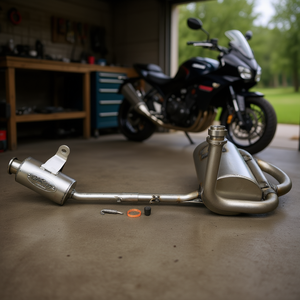 Système d'échappement de moto Inox quatre temps Marmitta - Product Image 3