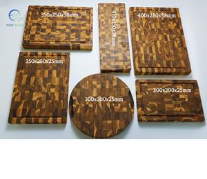 Planche de bois de teck de grain d'extrémité écologique de haute qualité pour la cuisine pour les meubles de poignée de main dans l'utilisation de cuisine - Product Image 6