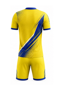 Fabricant OEM, uniforme de football personnalisé avec le nom de l'équipe, maillots et shorts de football respirants, impression numérique, maillot de sport - Product Image 2