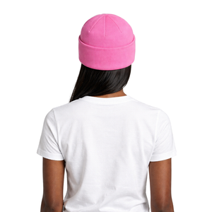Pink Soror <b>Beanie</b> Hat Greek Sorority Womens Pink & <b>Green</b> College Sisterhood Winter Knit Stylish Casual Apparel - Product Image 2