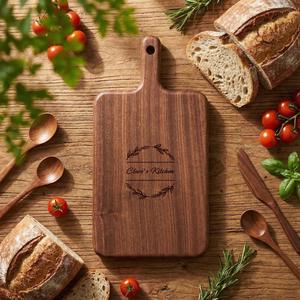 Planche à découper en bois avec poignée, lavable au lave-vaisselle, écologique, antibactérienne, en résine, planche à découper pour le fromage, de haute qualité - Product Image 5