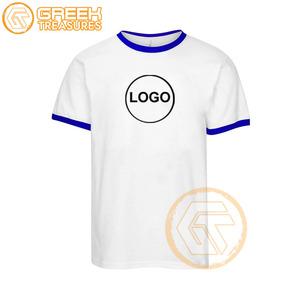 Camiseta bordada de lana de algodón Phi Beta personalizada, transpirable, hermandad griega, Sigma, cuello redondo de gran tamaño para hombre, Fraternidad suave - Product Image 4