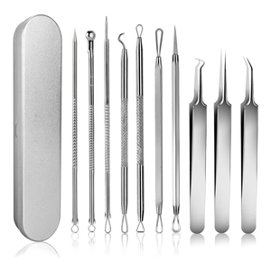 Best Price Custom Made Lightweight Stainless Steel <b>Blackhead</b> <b>Remover</b> Kit Desktop Beauty Instrument Logo Facial Home Use - Product Image 6