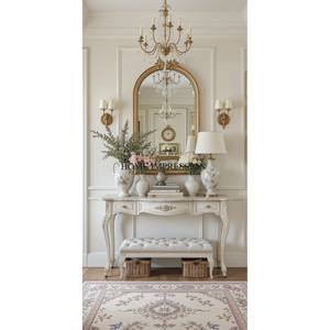 Haute qualité moderne grande taille écologique décoratif sol tenture murale en métal fait à la main forme personnalisée salon miroir - Product Image 2