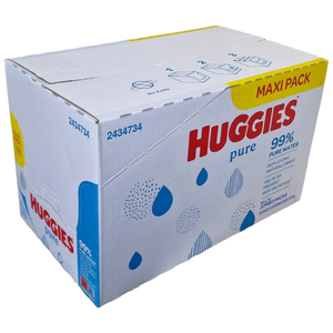 Huggies Pure Baby Wipes, toallitas seguras y suaves de calidad premium, compra ahora, entrega rápida, perfectas para el cuidado de recién nacidos y niños pequeños - Product Image 1