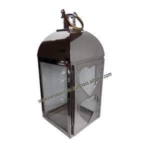 Linternas colgantes de velas decorativas de Metal y vidrio para eventos de fiesta en casa uso interior y exterior - Product Image 3