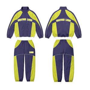 Nouveau survêtement coupe-vent en polyester personnalisé Ensemble short et coupe-vent Streetwear Ensemble de vestes et shorts coupe-vent à fermeture éclair - Product Image 6