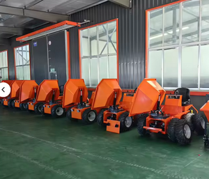 Mini Mezcladora de Concreto Tipo Dumper sobre Orugas, a Gasolina, con Sistema Hidráulico para Construcción - Product Image 2