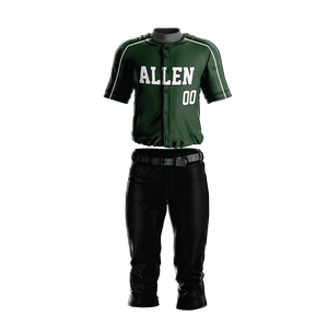 Chemise de baseball unisexe boutonnée Hip Hop rayé blanc cousu lettres chiffre uniforme de maillot de baseball personnalisé - Product Image 1
