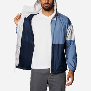 Chubasquero de lona ligera para hombre Chaqueta cortavientos Logotipo personalizado de la mejor calidad Impermeable para la temporada de invierno - Product Image 3