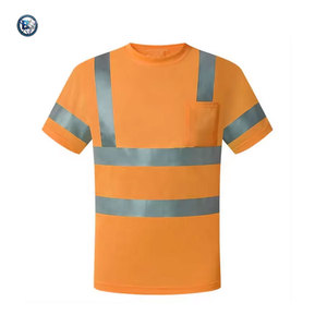 Chemise de sécurité haute visibilité, tissu respirant, coupe confortable, idéale pour les travaux en extérieur. - Product Image 1