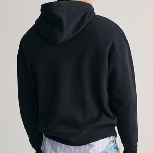 Sudadera con Capucha Extra Grande Personalizable para Hombre, de Algodón/Poliéster, 340g, Felpa Francesa Transpirable, Diseño con Cierre, Estampado Térmico, Color Sólido - Product Image 2