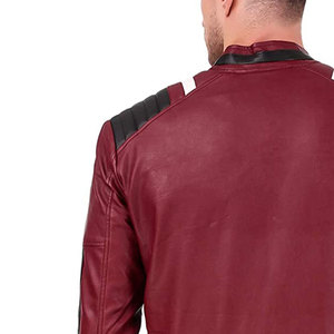 Veste en cuir pour hommes de nouvelle conception à la mode veste en cuir pour hommes coupe-vent de High Street avec des couleurs et des tailles différentes - Product Image 6