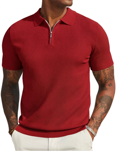 Camisas Polo de Hombre Lisas de Poliéster y Algodón a Precio de Fábrica, con Cierre, Logotipo Personalizado Impreso, Tallas Grandes, Diseño Personalizado - Product Image 3
