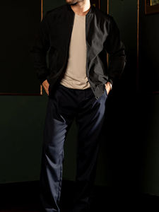 Nouvelle veste pour homme à col montant pour l'automne et l'hiver, veste décontractée chaude et épaisse, fermeture éclair, style vintage, imperméable - Product Image 3