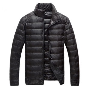 NUEVA chaqueta acolchada de lana a prueba de viento para hombre, estilo callejero, con capucha, Material de carcasa de agua, logotipo frontal a prueba de viento - Product Image 4