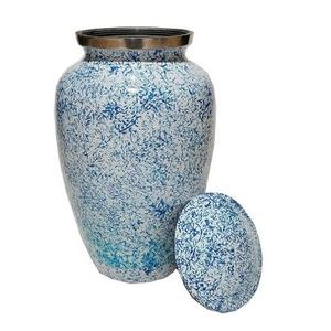 Metal Cremation Urns <b>for</b> Human <b>Ashes</b> Made With Aluminum Silver Finished Artisans <b>for</b> Memorial Supplies Unique - Product Image 3