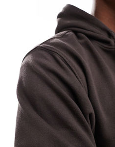Sweat-shirt à capuche en molleton français lourd, personnalisé avec logo brodé, vente en gros, pull-over de haute qualité, imprimé, basique, pour hommes, 2 pièces - Product Image 3