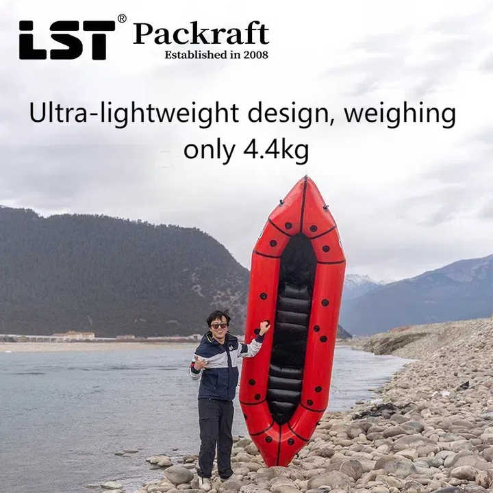 High Speed Backpacks Inflatable TPU Packraft Kayaks Boat Pack Raft for ...