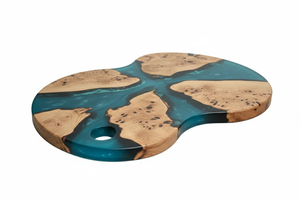 Juego de Tabla de Quesos y Tabla de Cortar de Madera Artesanal y Duradera |   Tablas de Cortar de Madera Maciza de Primera Calidad, Fáciles de Limpiar, Forma Rectangular - Product Image 4